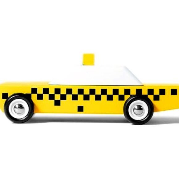 NWT Candylab Wood Car Large Junior Taxi - Picture 1 of 2